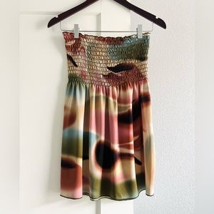 Y2K Strapless Babydoll Tube Top